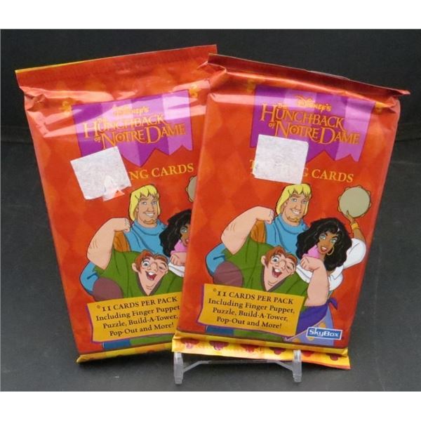 2 Sealed Packs Of Hunchback Of Notre Dame 11 Cards Per Pack
