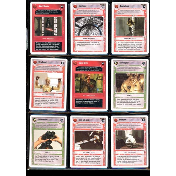 Lot of 18 Various Star Wars TCG Collector Cards