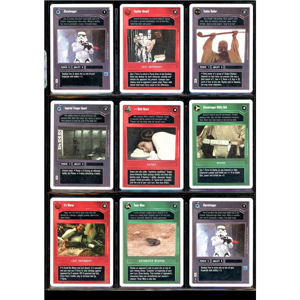 Lot of 18 Various Star Wars TCG Collector Cards
