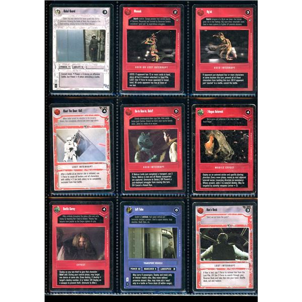 Lot of 18 Various Star Wars TCG Collector Cards