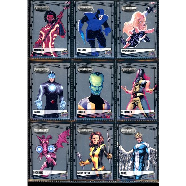 Lot Of 9 Various Marvel Vibranium Collector Cards