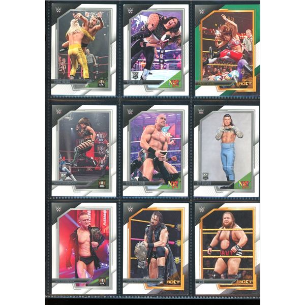 Lot of 9 Various Wrestling Collector Cards