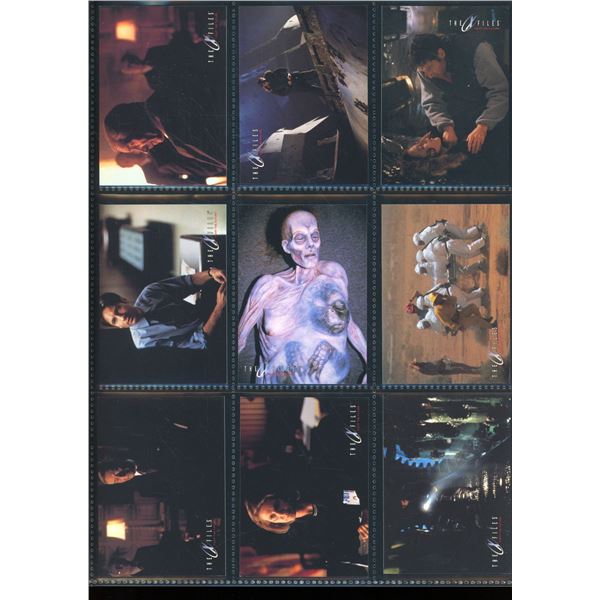Lot of 9 Various X-Files Collector Cards