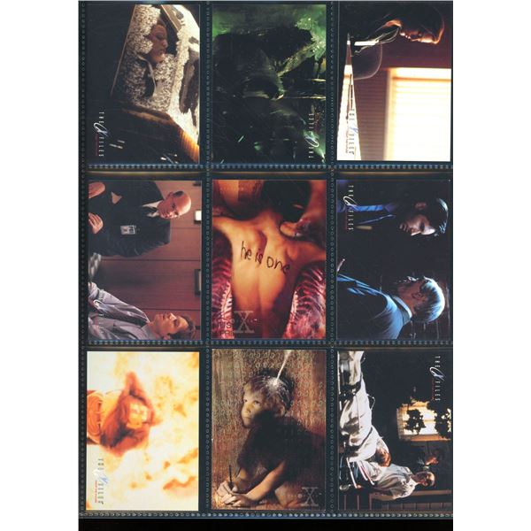 Lot of 9 Various X-Files Collector Cards