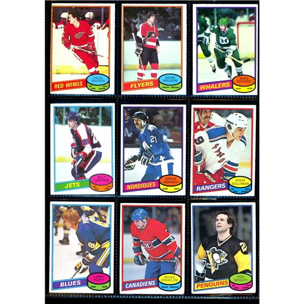 1980-81 OPC O-Pee-Chee Lot Of 9 Vintage Cards Various Teams & Players