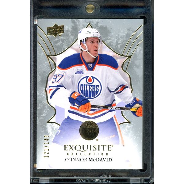2016-17 Exquisite Collection #12 Connor McDavid 121/149 BV $50