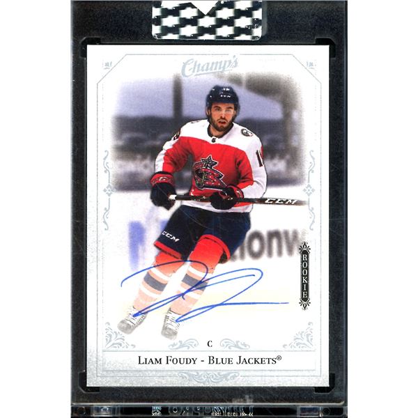 2020-21 Upper Deck Clear Cut Champs Signature Rookies #CLF Liam Foudy