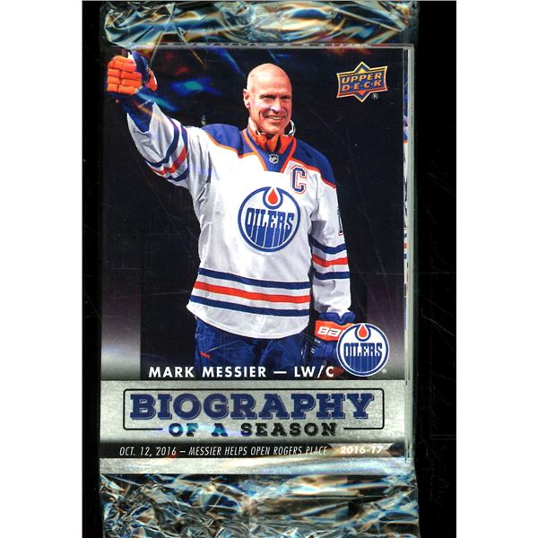 Sealed Oilers Biography Of A Season Collector Card Pack Wayne Gretzky, Connor McDavid & More