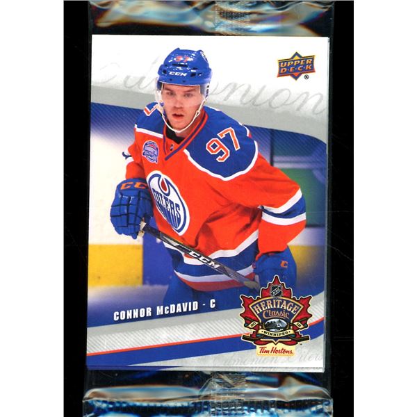2016 Tim Hortons Oilers Heritage Classic Sealed Pack Collector Hockey Cards Connor McDavid & More