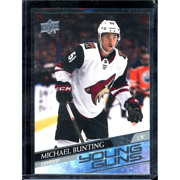 2020-21 Upper Deck #727 Michael Bunting YG RC