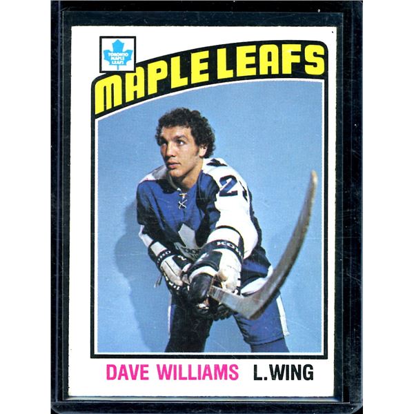 1976-77 O-Pee-Chee #373 Tiger Williams RC BV $50