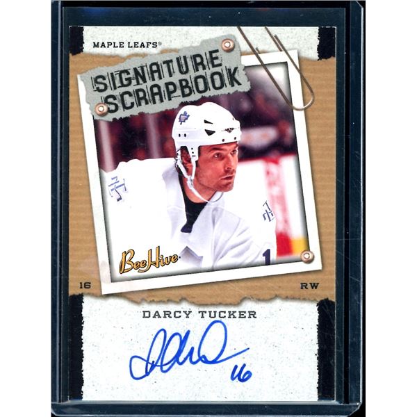 2006-07 Beehive Signature Scrapbook #SSDT Darcy Tucker