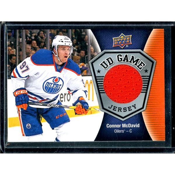 2016-17 Upper Deck Game Jerseys #GJCM Connor McDavid BV $85