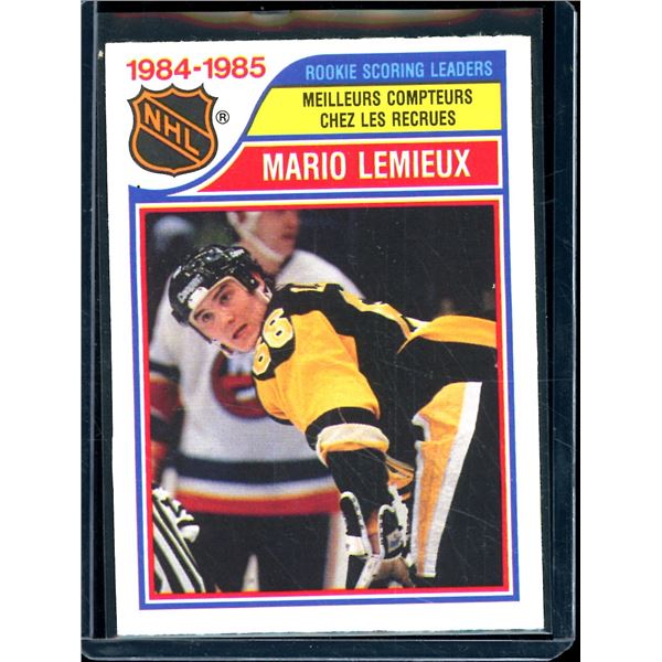 1985-86 O-Pee-Chee #262 Mario Lemieux BV $50