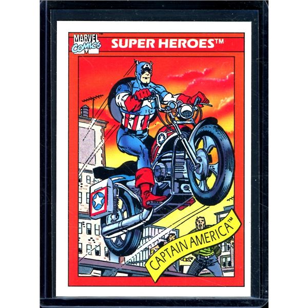 1990 Impel Marvel Universe I #31 Captain America