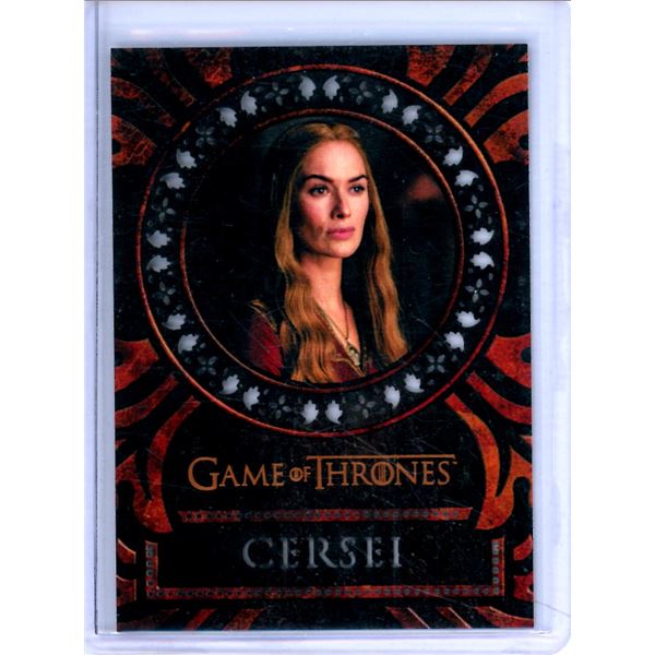 2017 Rittenhouse Game of Thrones Valyrian Steel Laser Cuts #LC7 Cersei Lannister