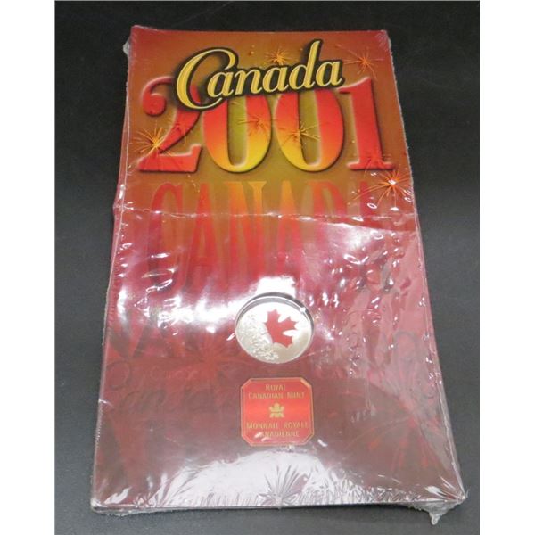 RCM 2001 Canada Day 25 Cent Coloured Coin Factory Sealed