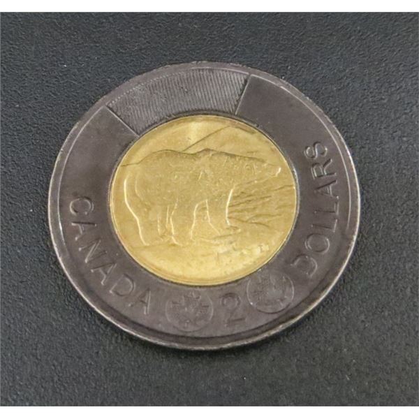 2022 Canadian Black Ring Toonie Honoring Queen Elizabeth