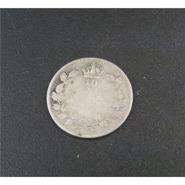 Canadian Silver Dime Date Unknown