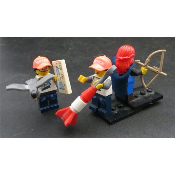 Lot of 3 Collectible Lego Mini Figures