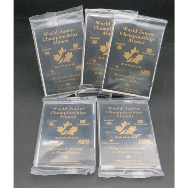 5 Sealed sets Of 1995 World Junior Alumni BV $55