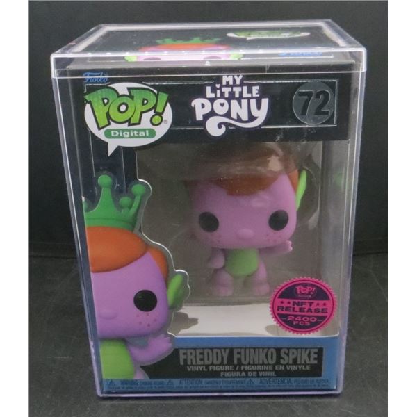 New Funko Pop NFT My Little Pony Freddy Funko Spike #72 With Hard Case BV $65