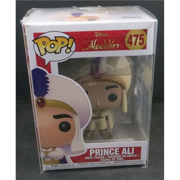 New Funko Pop Disney Aladdin Prince Ali #475 with soft protector