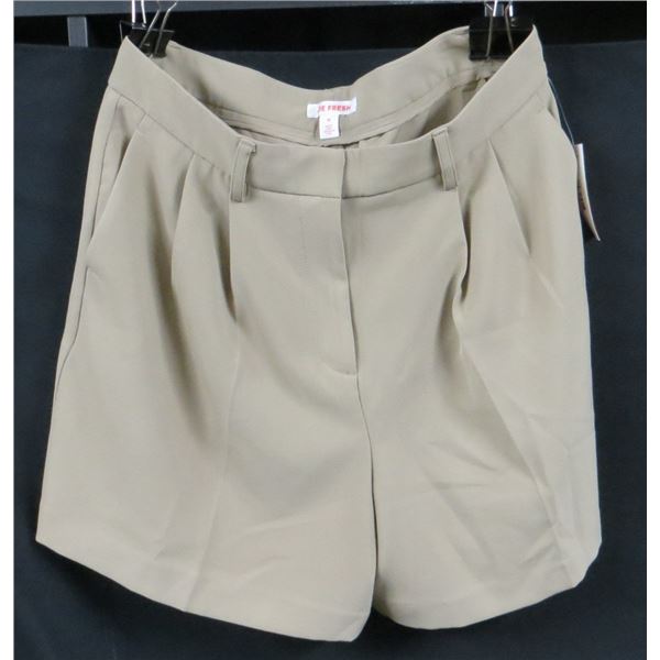New Joe Fresh Ladies Tan Coloured Shorts Size 10 Retails $35