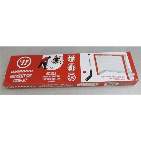 New Warrior Mini Hockey Goal Combo Set