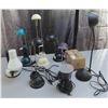Image 1 : Lot of 9 Various Desk Lamps Various Styles & Colours