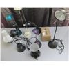 Image 3 : Lot of 9 Various Desk Lamps Various Styles & Colours