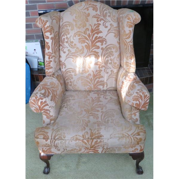 Vintage Georgian Style Wingback Armchair