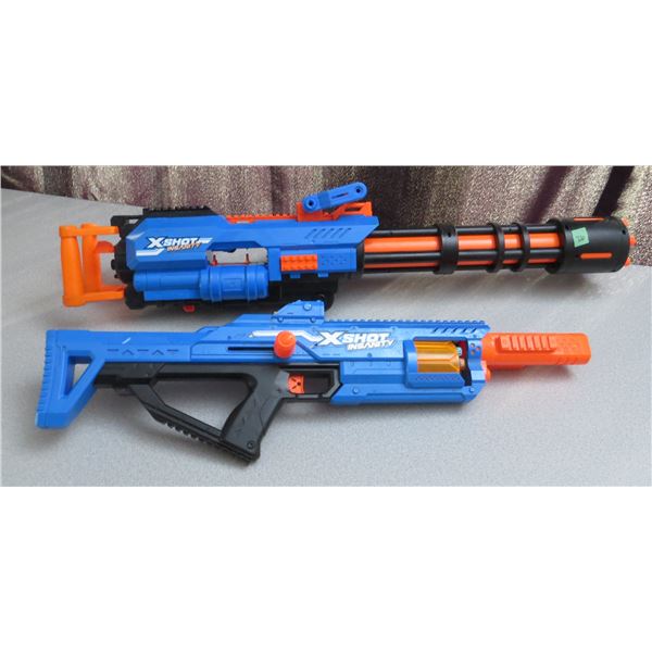 2 X-Shot Insanity Nerf Guns
