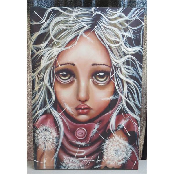 Calm Before The Storm Large Framed Canvas Wall Print 3 feet tall x 2 feet wide