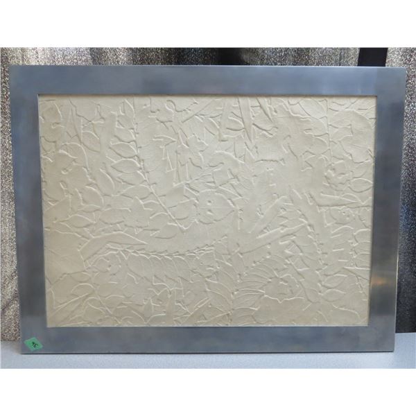 Metal Framed Leaf Print 32” tall & 23” Wide