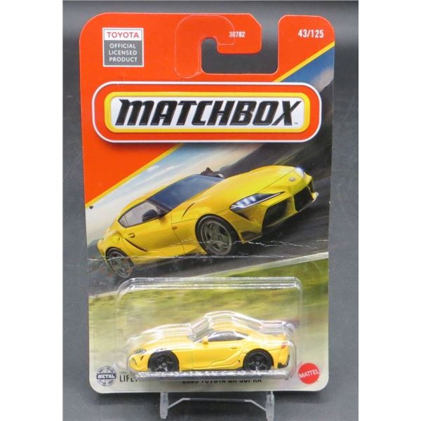 Matchbox Metal 2023 Toyota GR Supra Yellow