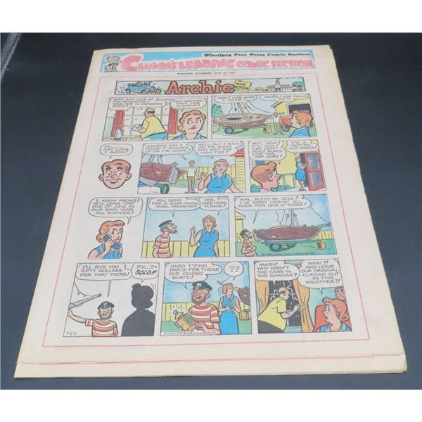 1967 Winnipeg Free Press Comics Section