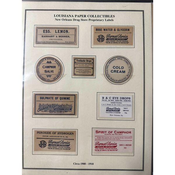 Louisiana paper collectibles, 1865-1914, an extensive collection