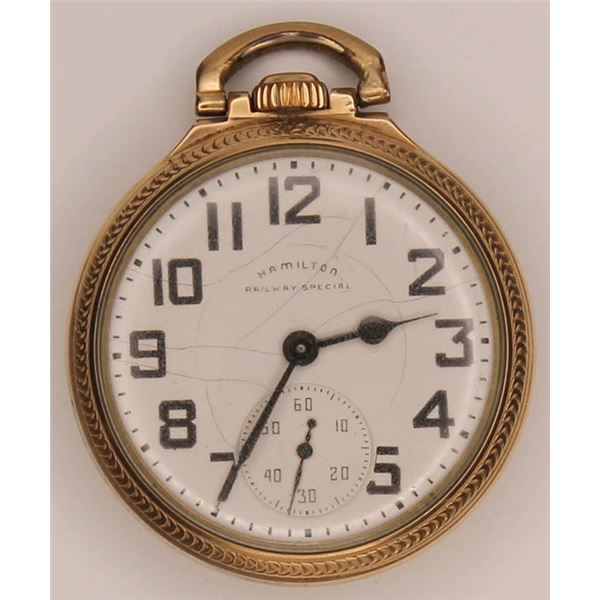 Hamilton Watch Co. vintage pocket watch