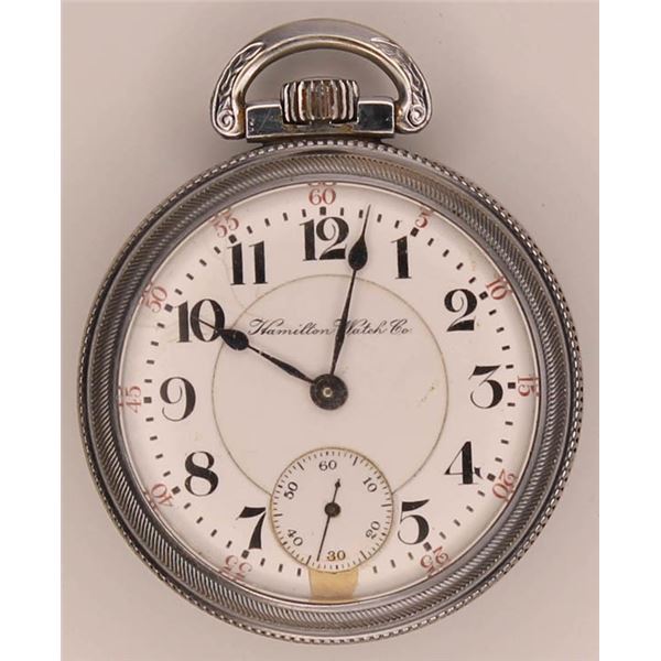 Hamilton Watch Co. vintage pocket watch