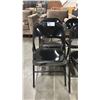 Image 2 : SIX BLACK METAL FOLDING CHAIRS