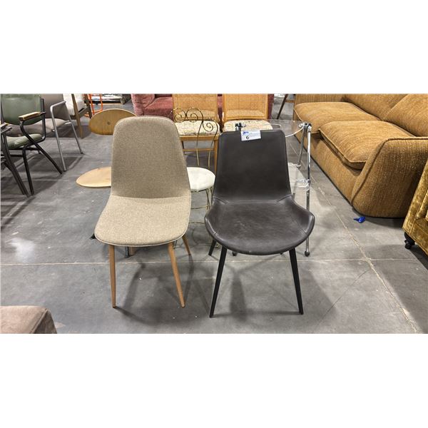 FIVE ASSORTED CHAIRS