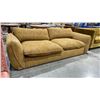 Image 2 : BROWN 94"W UPHOLSTERED COUCH