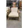 Image 3 : PAIR OF WOODEN CHAIRS WITH BEIGE CUSHIONS