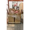 Image 1 : PALLET OF SET DEC PROPS/DECORATIONS - FLAMINGOS, TAKE OUT CONTAINERS & MORE *MUST TAKE ALL*