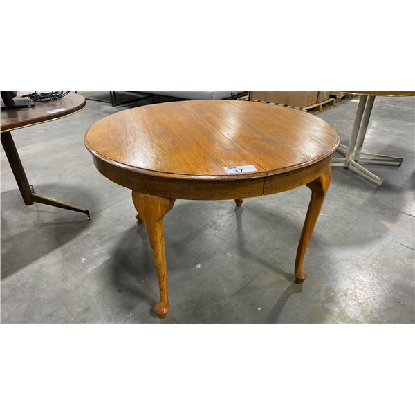 MODERN ROUND 29"H WOODEN DINING TABLE - APPROX. 45" DIAMETER