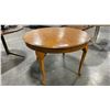 Image 1 : MODERN ROUND 29"H WOODEN DINING TABLE - APPROX. 45" DIAMETER