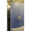 Image 2 : TWO FOUR SECTION DARK BLUE STORAGE LOCKERS WITH ELECTRONIC PASSCODE ENTRY