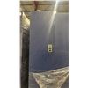 Image 2 : TWO FOUR SECTION DARK BLUE STORAGE LOCKERS WITH ELECTRONIC PASSCODE ENTRY