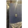 Image 2 : TWO FOUR SECTION DARK BLUE STORAGE LOCKERS WITH ELECTRONIC PASSCODE ENTRY